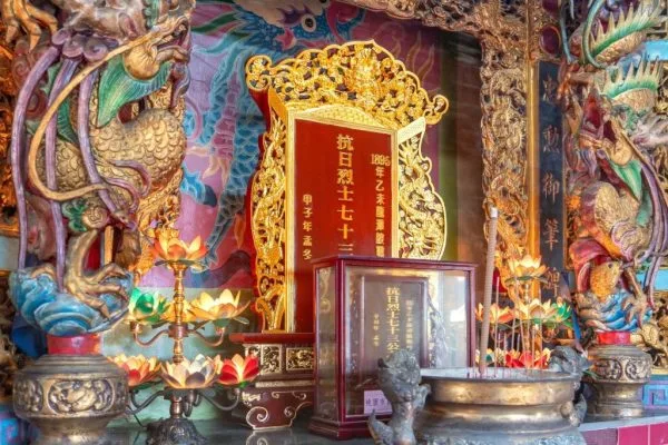 七十三公忠義廟主祀在乙未戰爭中死亡的73名客家義軍。（取材自桃園市政府網站）
