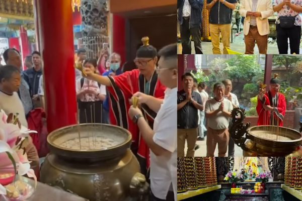 桃園慈護宮進行減爐，希望維護信眾健康。（取材自桃園慈護宮FB）