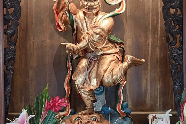 魁星爺自古以來是考生必拜的神祇，而國定古蹟臺南赤崁樓的魁星爺神像近期也修復完成，。（取材自臺南市政府網站）
