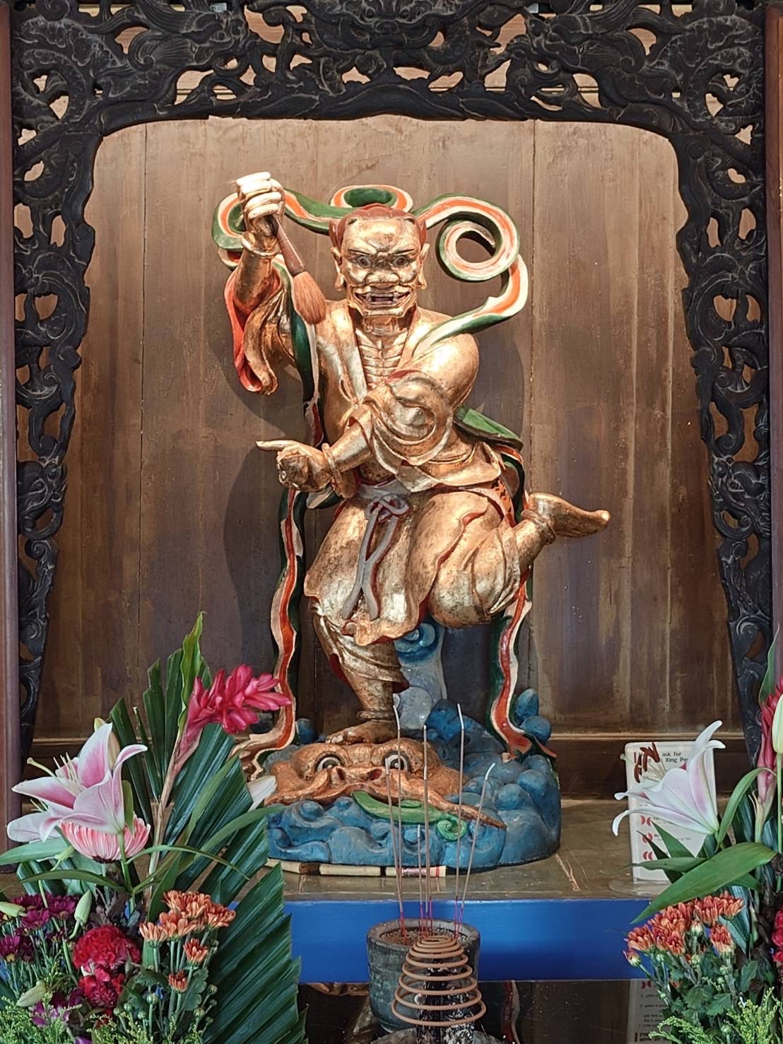 魁星爺自古以來是考生必拜的神祇，而國定古蹟臺南赤崁樓的魁星爺神像近期也修復完成，。（取材自臺南市政府網站）
