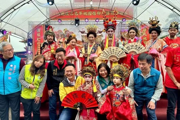 桃園信仰生活節的神遊春巡活動相當吸睛。（取材自桃園市政府網站）