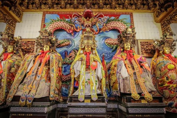 三芝福成宮金面二媽傳承著臺北城發展的故事。（取材自小基隆福成宮金面媽祖FB）