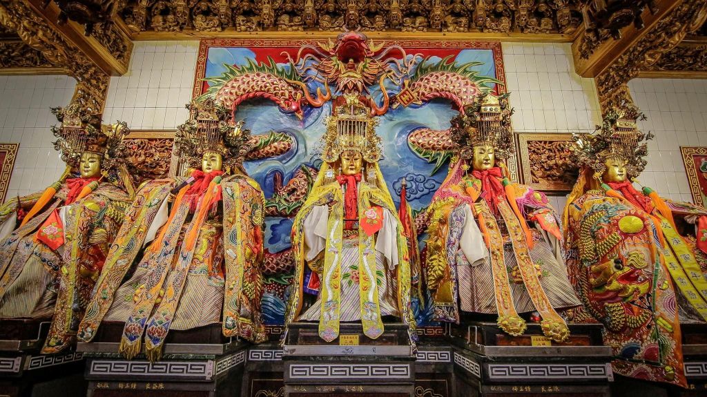 三芝福成宮金面二媽傳承著臺北城發展的故事。（取材自小基隆福成宮金面媽祖FB）
