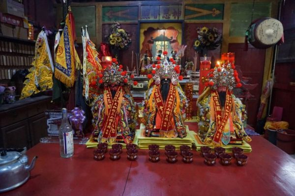 大和街三仙亭三山國王分香馬來西亞帽山國王古廟，受到熱情歡迎。（取材自國家古蹟 大和街 三仙亭 三山國王廟FB）