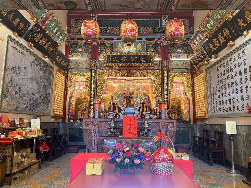 臺南開山路舊名 足見馬公廟悠久歷史 1 馬公廟主祀輔順將軍。(取材自府城六合境馬公廟FB)