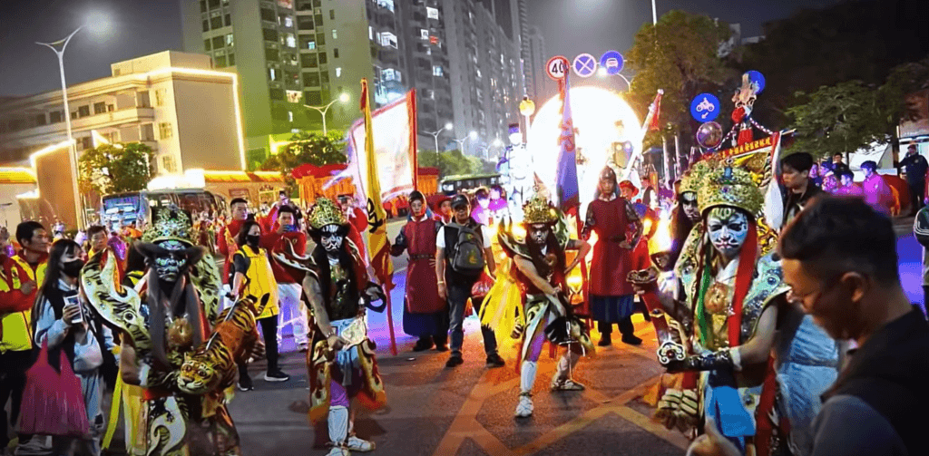 金門縣昊天民俗藝陣團長年致力於金門地方信仰與傳統藝陣文化的保存與推廣。（取材自金門縣昊天民俗藝陣協會（團）FB）