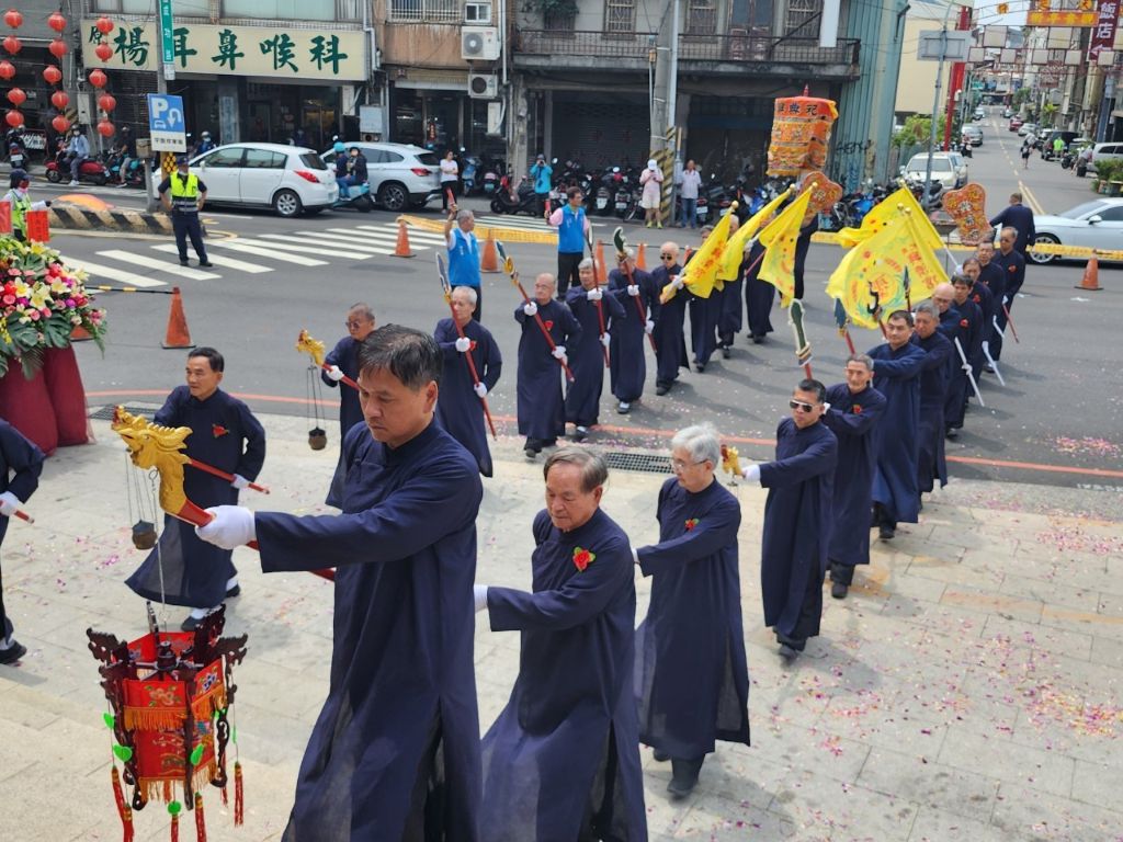 「春祭祝聖大典」由來自各地的貴賓、交陪境與分靈廟，共同向保生大帝祝壽祈福。（取材自臺疆祖廟大觀音亭暨祀典興濟宮FB）