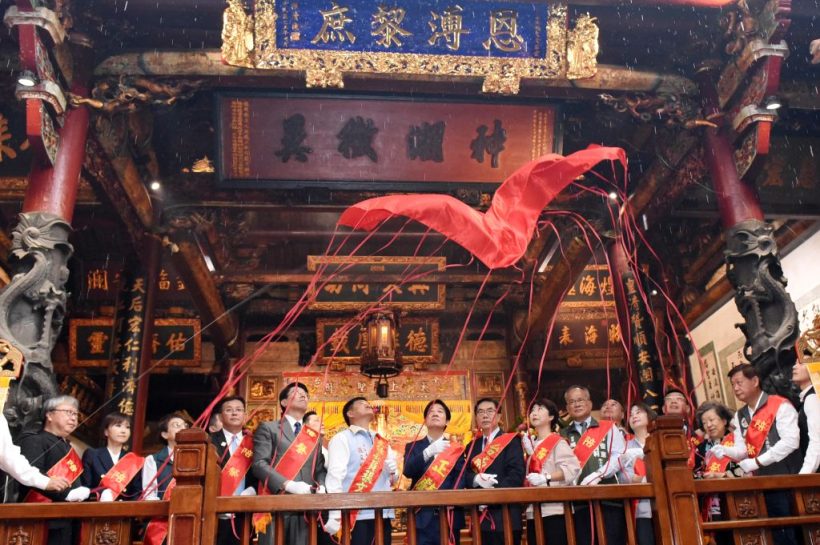 祀典大天后宮春祭大典 揭匾「恩溥黎庶」感念媽祖恩澤萬民