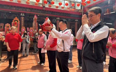 東勢建安宮開漳聖王聖誕慶典　六保輪值體系首創登錄市定民俗