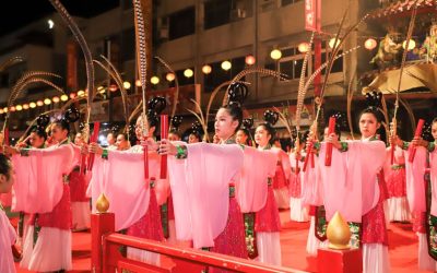 嘉義新港奉天宮全臺唯一 「六佾舞」為媽祖祝壽