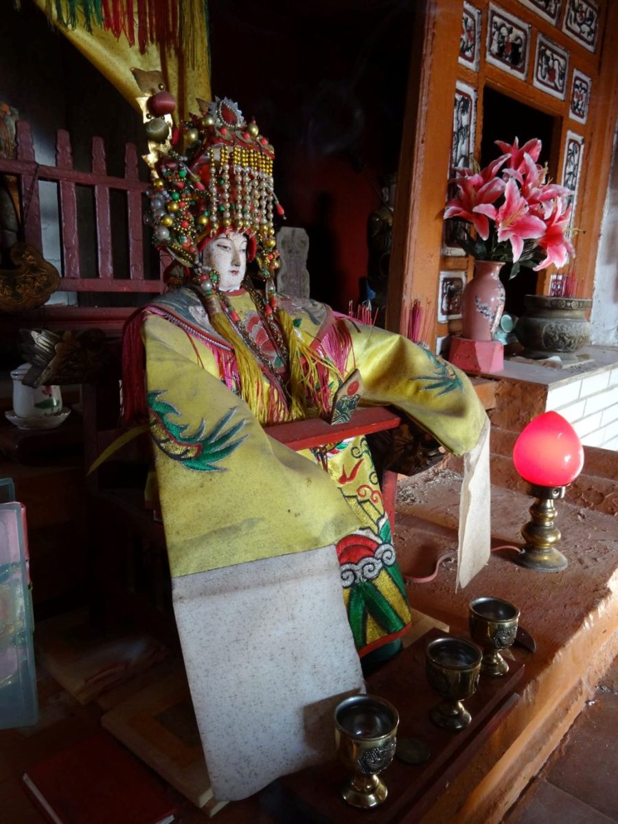 金門烏坵大坵媽 隱藏版明代樣式媽祖 1 烏坵媽有著特殊的歴史、文化與造像之美。(謝景輝道長拍攝,取材自李建緯FB)