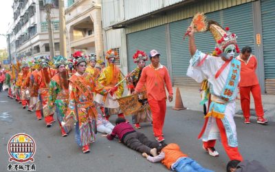 東港東福殿城隍廟 文官陣「東港鳳邑二十四司」打面特色十足