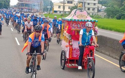 2天1夜、345公里鐵馬進香 苗栗市天后宮特有客家文化