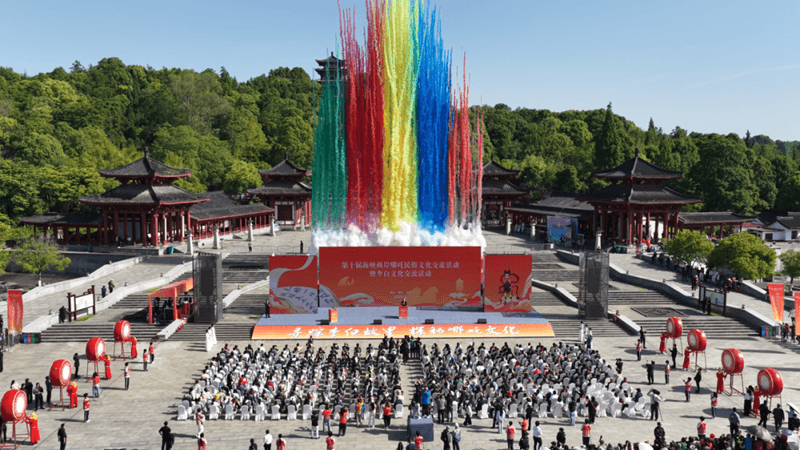 海峽兩岸哪吒民俗文化交流活動，增進兩岸文化與民間交流。（取材自中共中央台辦、國務院台辦網站）