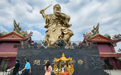 草屯敦和宮趙天君武財神銅像世界最大 爭取列入金氏世界紀錄