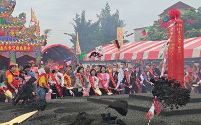 大北勢股116至117年輪值 「雲林六房媽過爐」紅壇正式動土